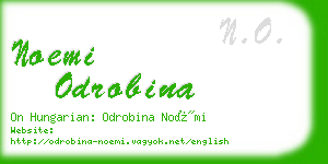 noemi odrobina business card